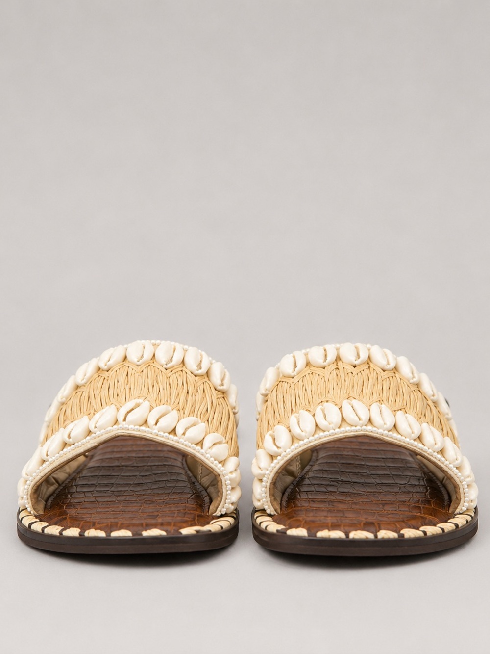 Sam Edelman Gale Shell-Embellished Slide Sandals - Picture 5 of 8